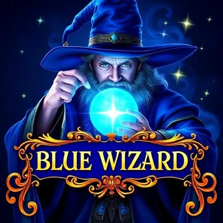 Blue Wizard Playtech magic slot available for real money at Crystal Roll